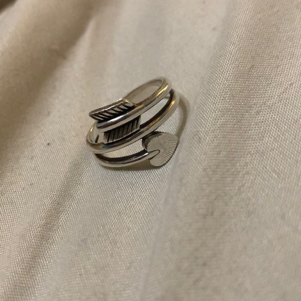James Avery Arrow & Heart Ring